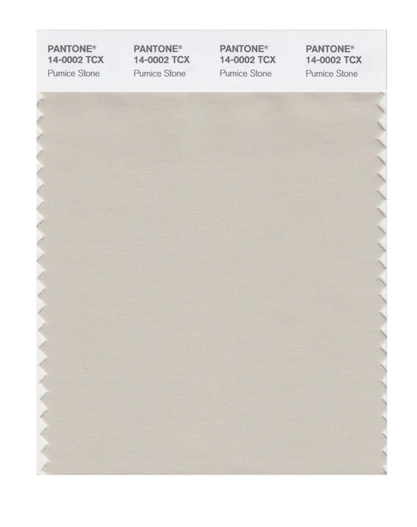 Pumice Stone Pantone 14 0002 TCX Color Color Guide Cotton Swatch Pumice Stone Pantone 14 0002 TCX Color Color Guide Cotton Swatch