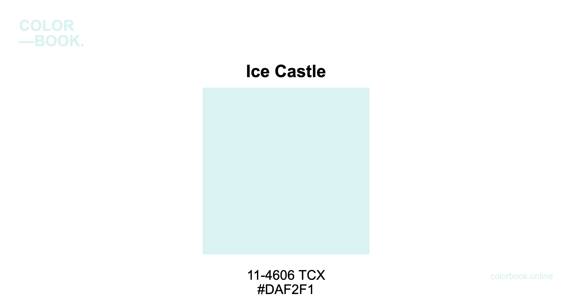 Ice Castle - Pantone 11-4606 TCX | Color Color Guide & Cotton Swatch