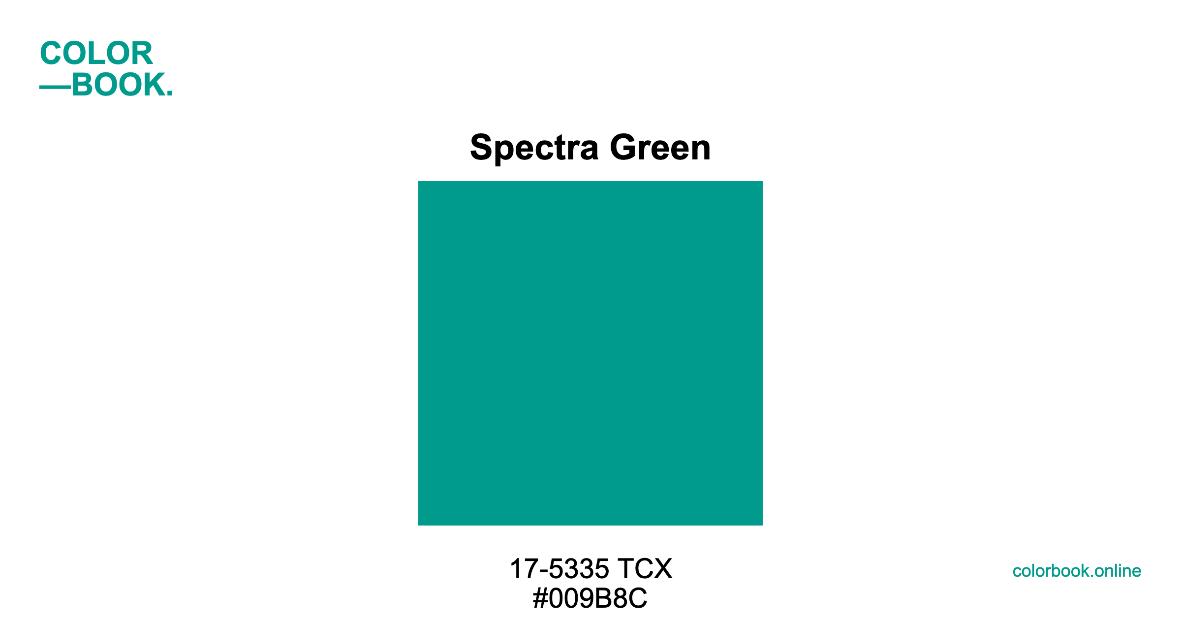 Spectra Green - Pantone 17-5335 TCX | Color Color Guide & Cotton Swatch