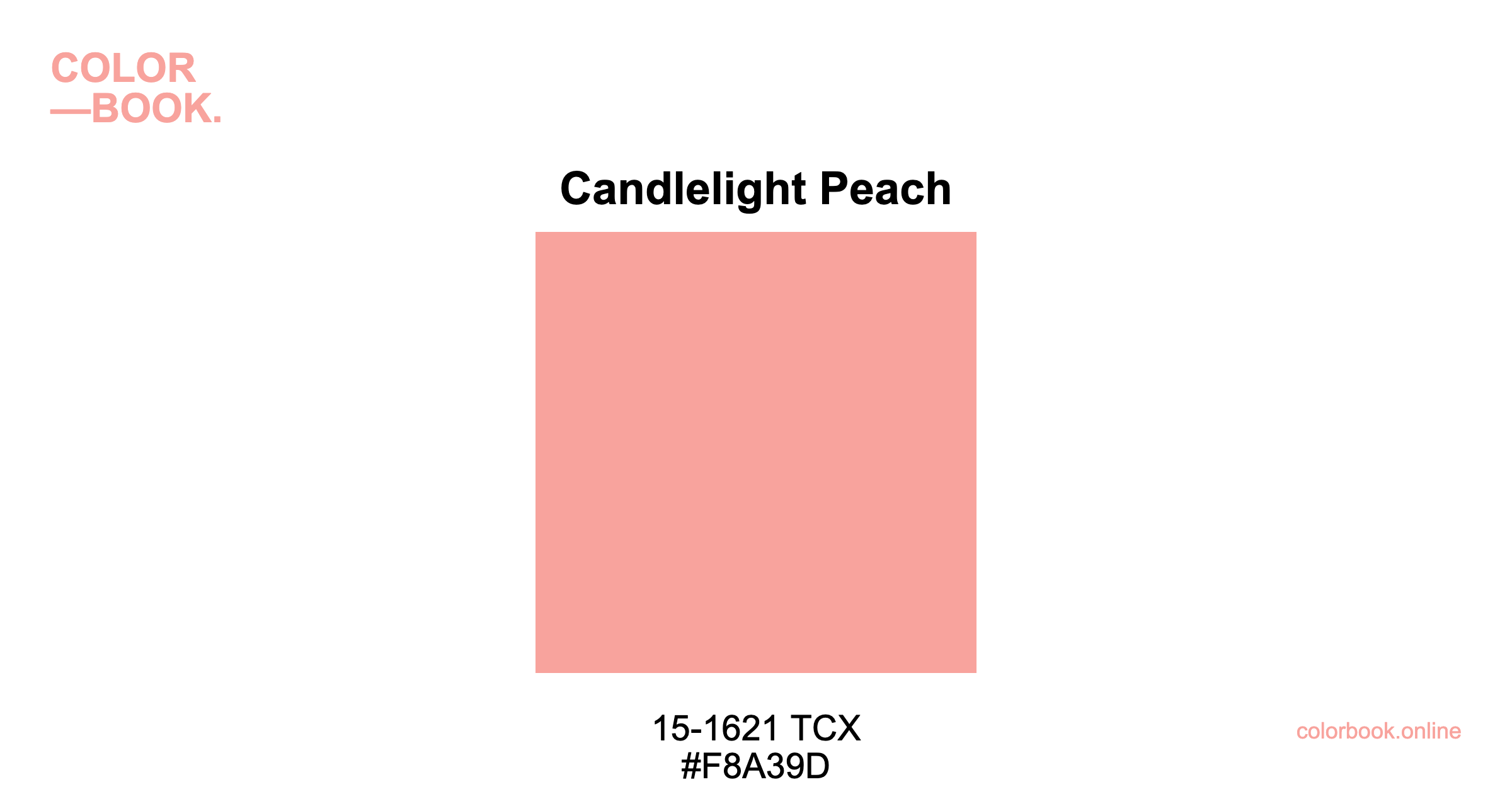 Candlelight Peach - Pantone 15-1621 TCX | Color Color Guide & Cotton Swatch