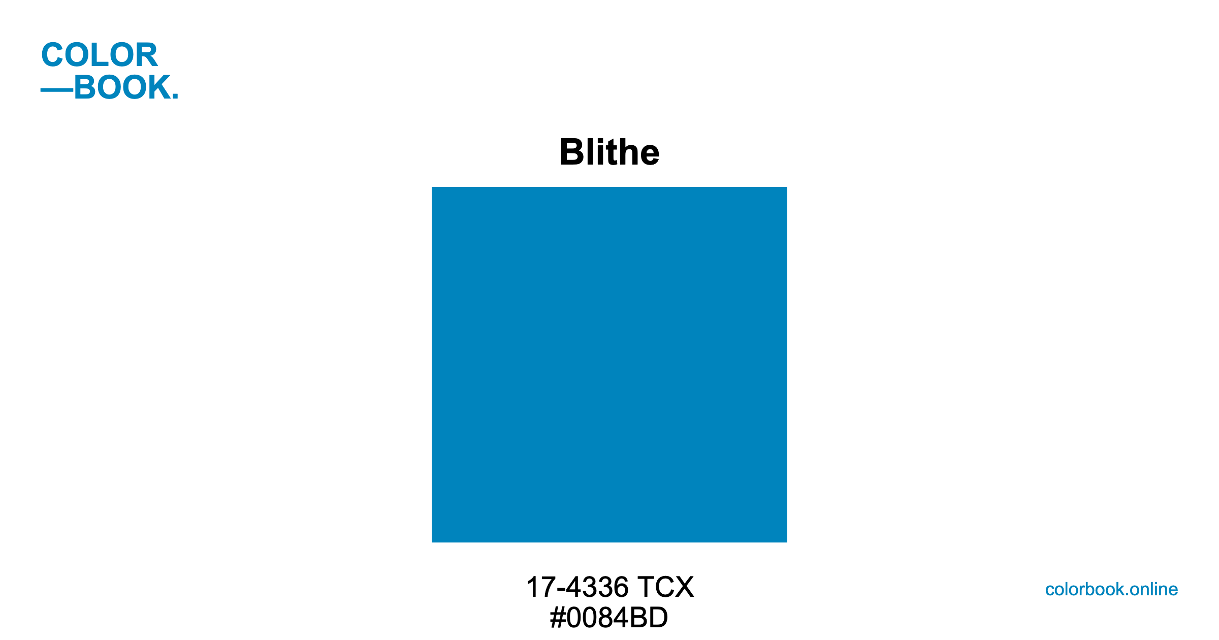 Blithe - Pantone 17-4336 TCX | Color Color Guide & Cotton Swatch