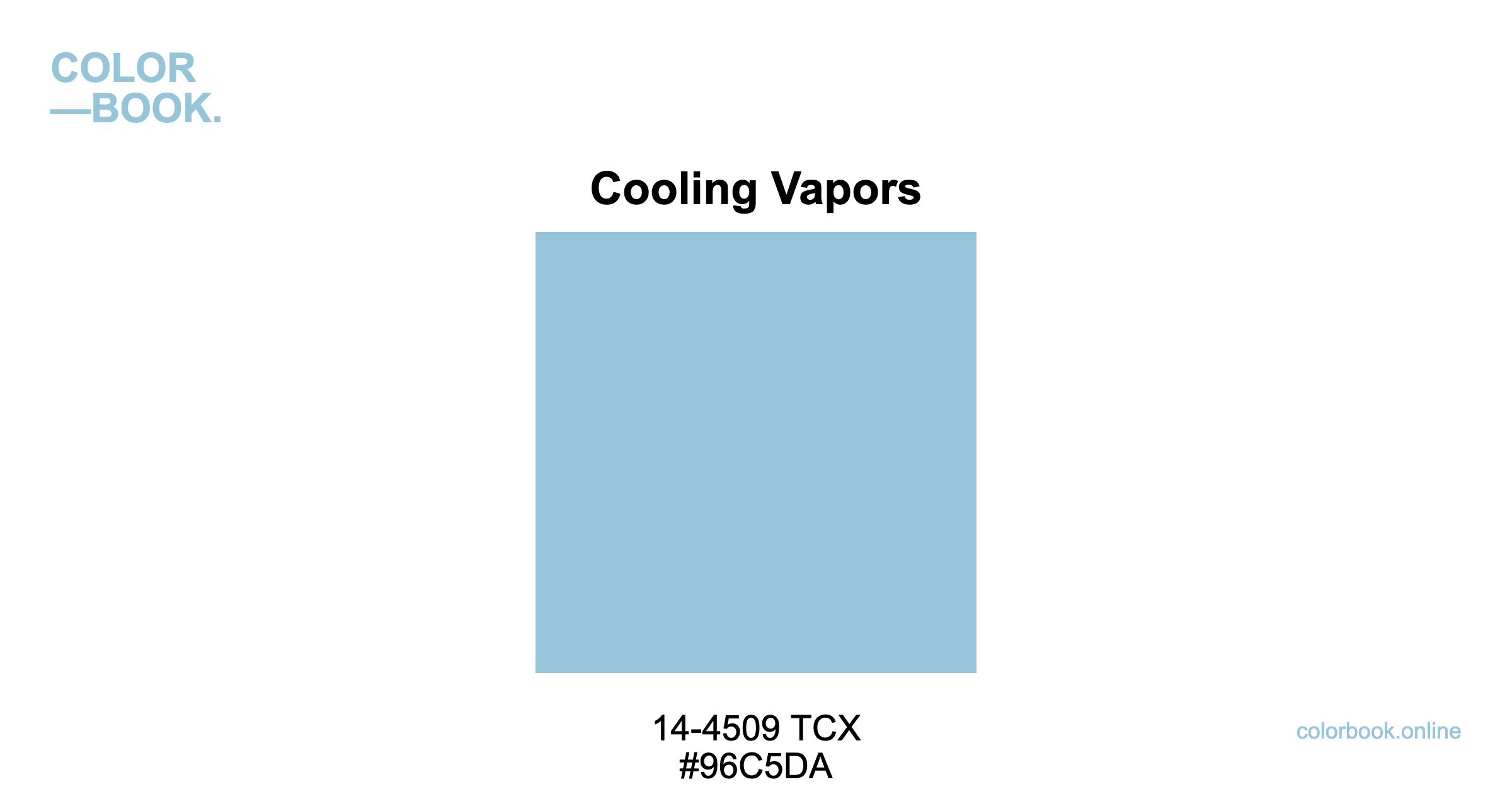 Cooling Vapors - Pantone 14-4509 TCX | Color Color Guide & Cotton Swatch