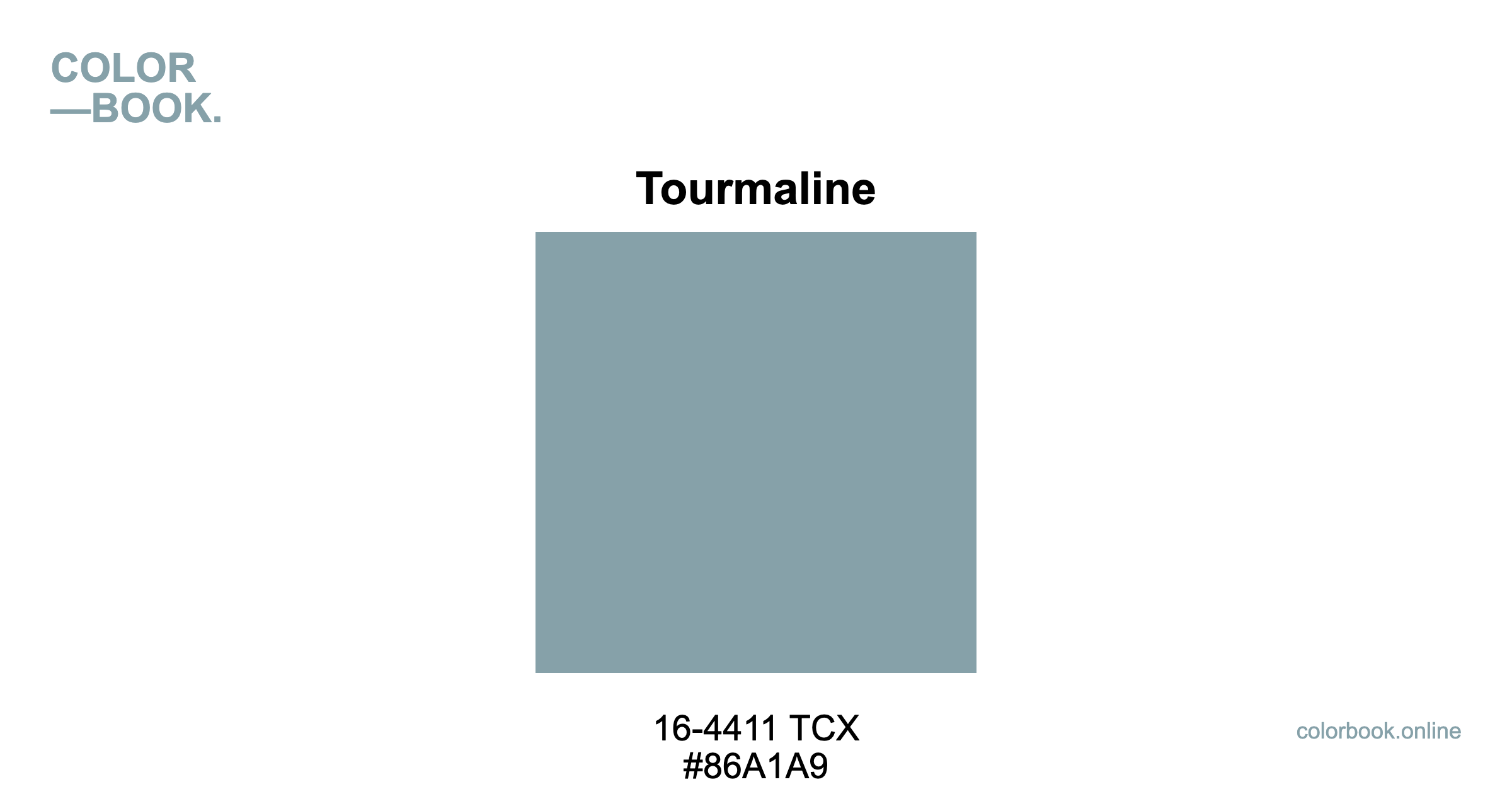Tourmaline - Pantone 16-4411 TCX | Color Color Guide & Cotton Swatch