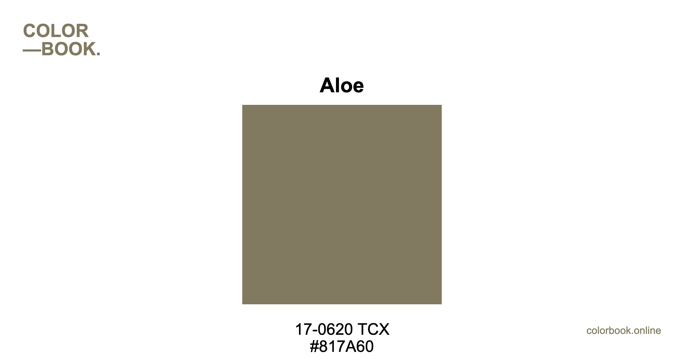 Aloe - Pantone 17-0620 TCX | Color Color Guide & Cotton Swatch