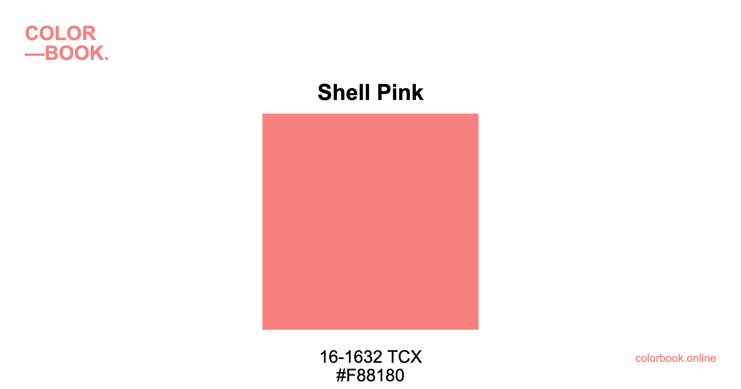 Shell Pink - Pantone 16-1632 TCX | Color Color Guide & Cotton Swatch