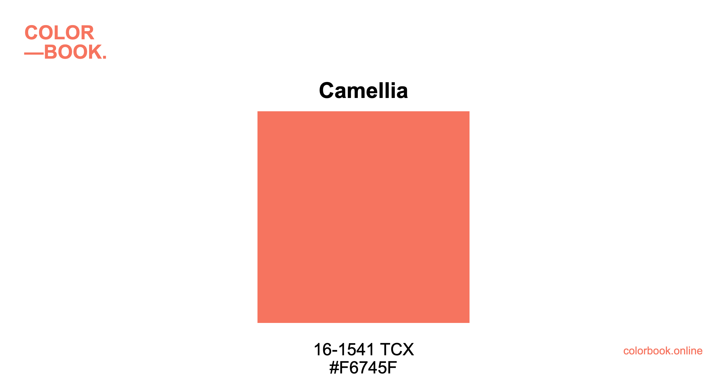 Camellia - Pantone 16-1541 TCX | Color Color Guide & Cotton Swatch