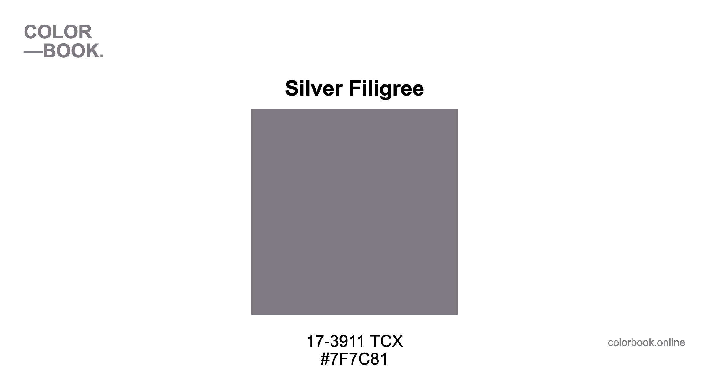 Silver Filigree - Pantone 17-3911 TCX | Color Color Guide & Cotton