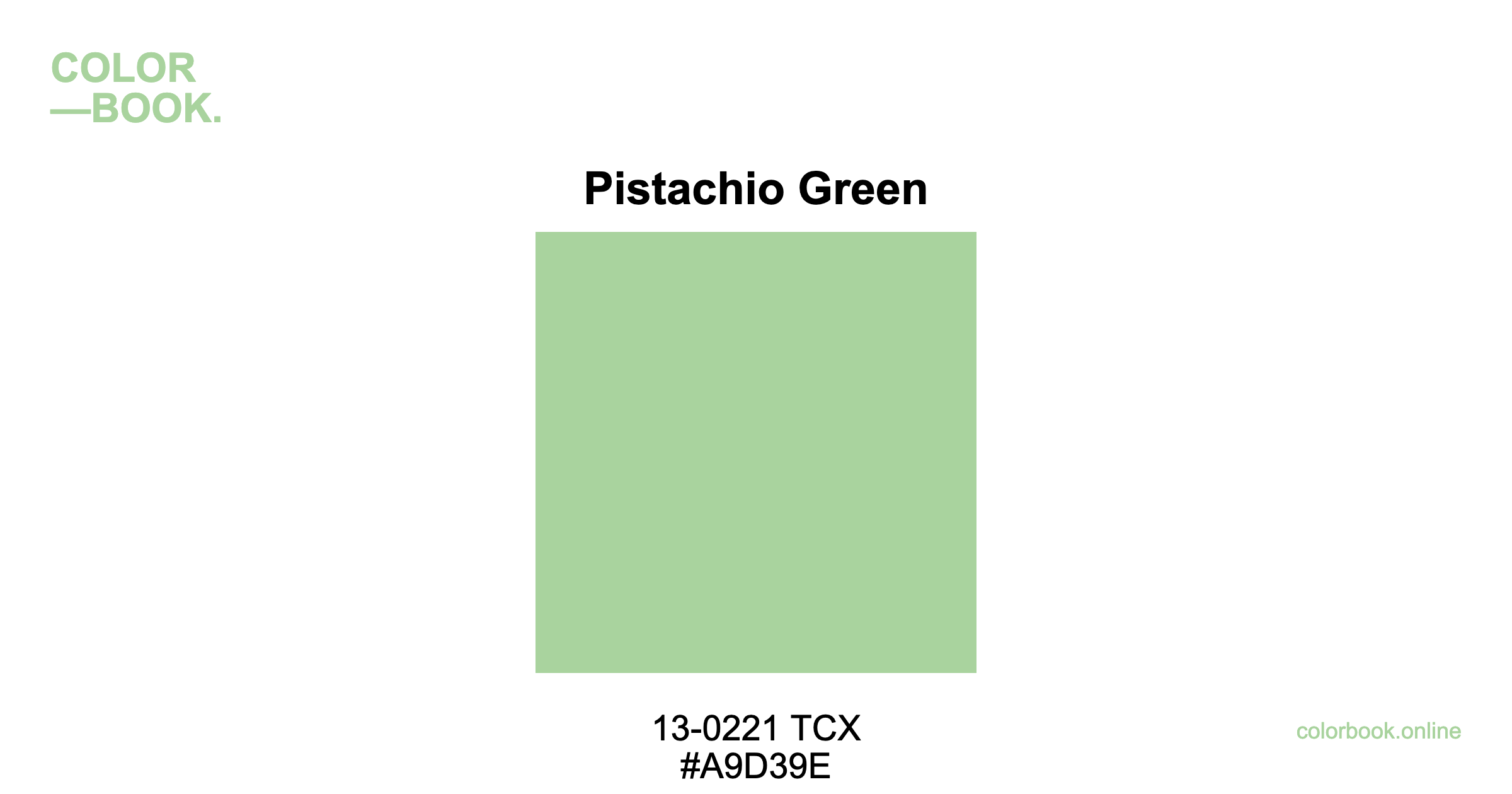 Pistachio Green - Pantone 13-0221 TCX | Green Color Guide & Cotton