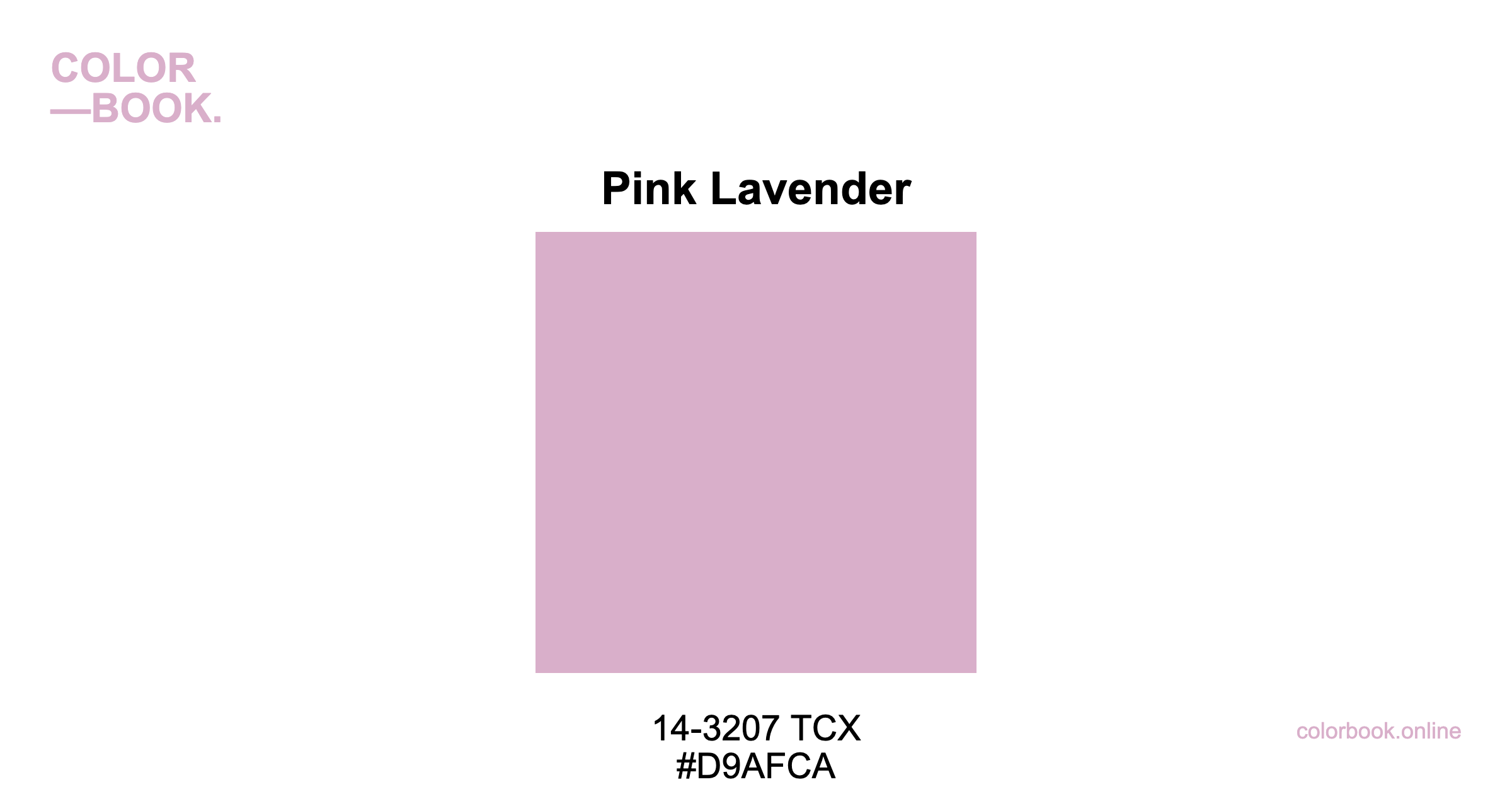 Pink Lavender - Pantone 14-3207 TCX | Color Color Guide & Cotton